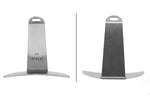 Fourchette à viande Tridens acier inox brossé + socle tout inox