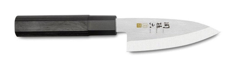 Couteau deba japonais Kai Seki Magoroku Kinju acier 1K6 biseauté - 10 cm