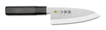 Couteau deba japonais Kai Seki Magoroku Kinju acier 1K6 biseauté - 15 cm