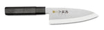 Couteau deba japonais Kai Seki Magoroku Kinju acier 1K6 biseauté - 16.5 cm