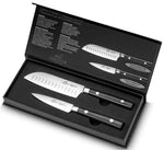 Coffret SABATIER International Leonys Office 9cm + Santoku alvéolé 12cm