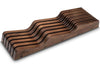 Range couteaux vide Sabatier International acacia foncé