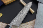 Couteau de chef japonais artisanal Masakage Kumo 18cm damas 63 couches
