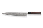 Couteau sujihiki japonais artisanal Masakage Kumo 27cm damas 63 couches