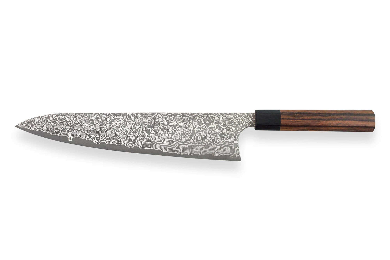 Couteau de chef japonais artisanal Masakage Kumo 27cm damas 63 couches