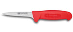Couteau à désosser professionnel Fischer HACCP lame usée 11cm manche rouge