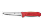 Couteau à désosser professionnel Fischer HACCP lame droite 14cm manche rouge