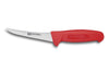 Couteau à désosser professionnel Fischer HACCP lame courbée 13cm manche rouge