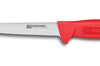 Couteau à désosser professionnel Fischer HACCP lame usée 17cm manche rouge