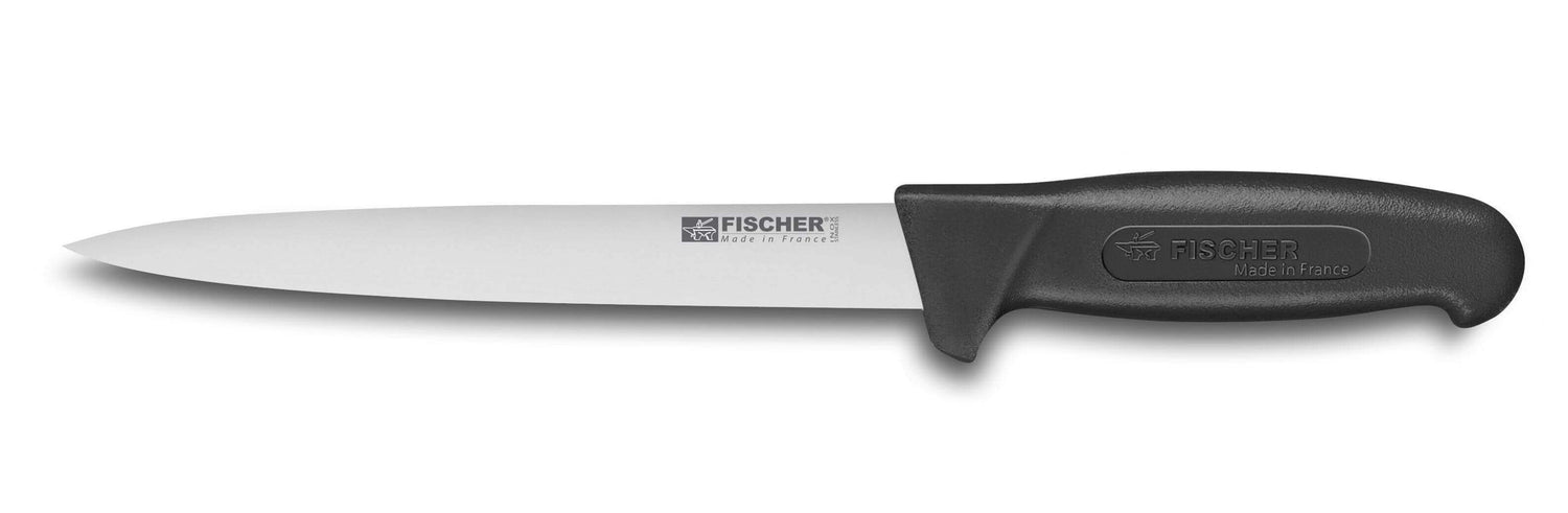 Couteau à dénerver flexible professionnel Fischer HACCP 20cm manche noir