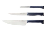 Coffret 3 couteaux Intempora Opinel office + découper + chef
