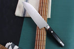 Couteau santoku japonais Kanetsugu Saiun 17cm damas 65 couches