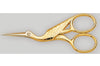 Ciseaux broderie NOGENT HB 9 cm chromés cigogne dorés
