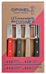 Coffret 4 couteaux Opinel Les Essentiels Loft manches couleurs