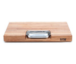 Planche Boos Blocks Prep Masters bois d'érable + plateau acier 61 x 46 x 6cm