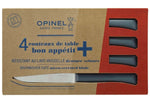 Coffret 4 couteaux Opinel Bon Appétit+ Anthracite 11cm inox