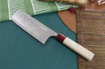 Couteau nakiri japonais artisanal Masakage Kiri 16.5cm damas 49 couches