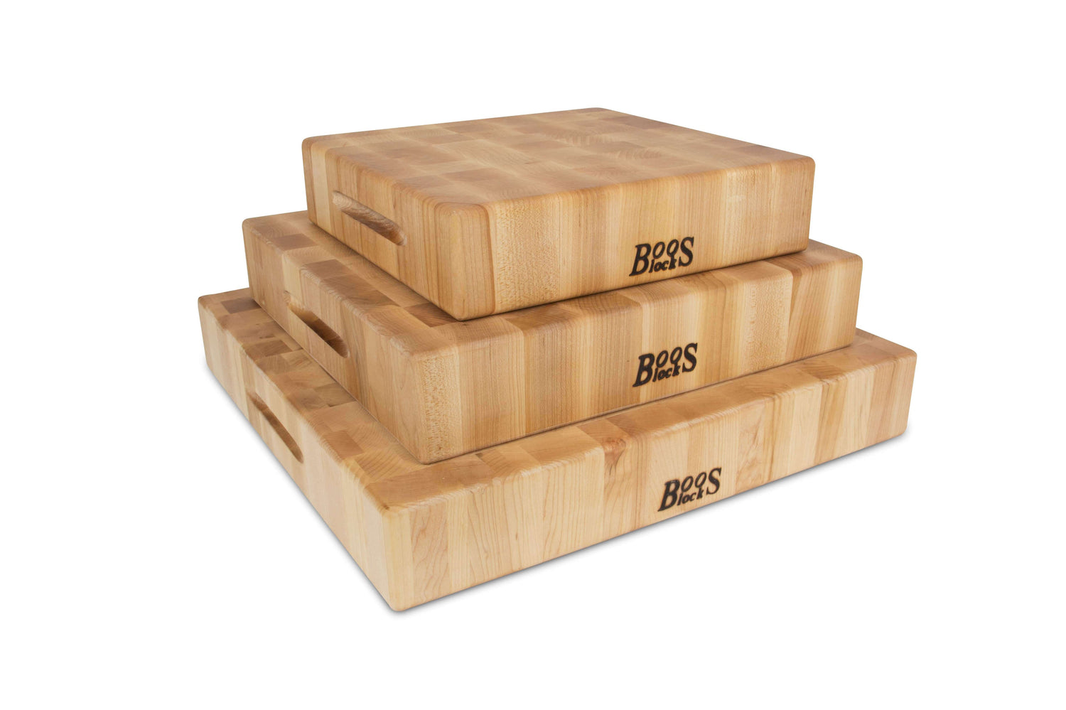 Planche à découper épaisse réversible Boos Blocks bois d'érable 31x31x7.5cm