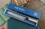 Couteau de chef japonais artisanal Masakage Kiri 27cm damas 49 couches