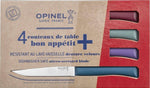 Coffret 4 couteaux Opinel Bon Appétit+ Glam 11cm inox