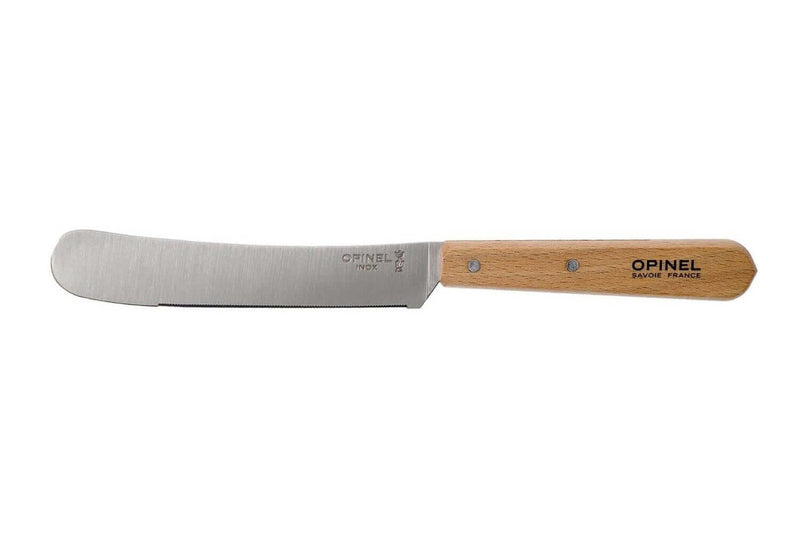 Couteau à tartiner Opinel lame inox 11,5cm manche bois - Naturel