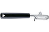Éplucheur Triangle lame pivotante inox et manche green grip noir - Gaucher