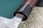 Couteau santoku japonais Japan Kanetsune Blue Steel damas 16.5cm