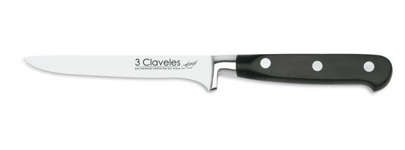 Couteau à désosser 3 Claveles Forgé acier inox 13cm