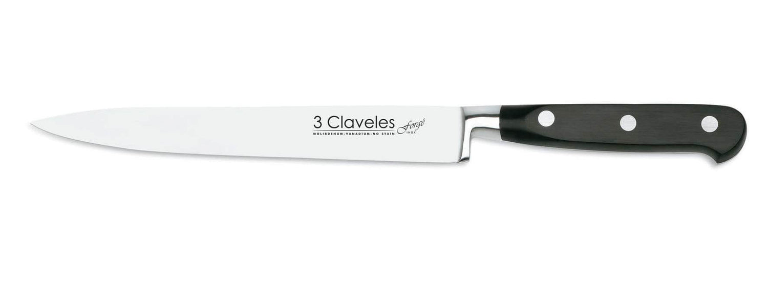 Couteau filet de sole 3 Claveles Forgé acier inox 19cm