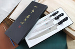 Coffret de 3 couteaux japonais MAC Professional office + chef + pain