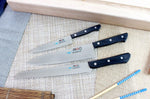 Coffret 3 couteaux japonais MAC Chef : Universel + Chef + Pain