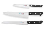 Coffret 3 couteaux japonais MAC Chef : Universel + Chef + Pain