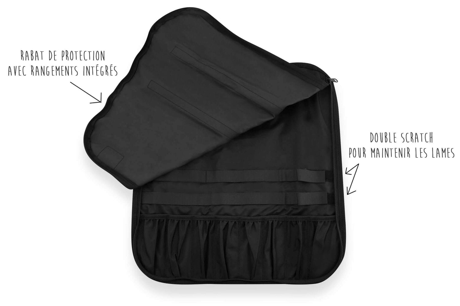 Trousse vide MAC pour 8 couteaux + rangements