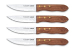 Set de 4 couteaux à steak 3 Claveles Angus 12cm acier inox manche frêne