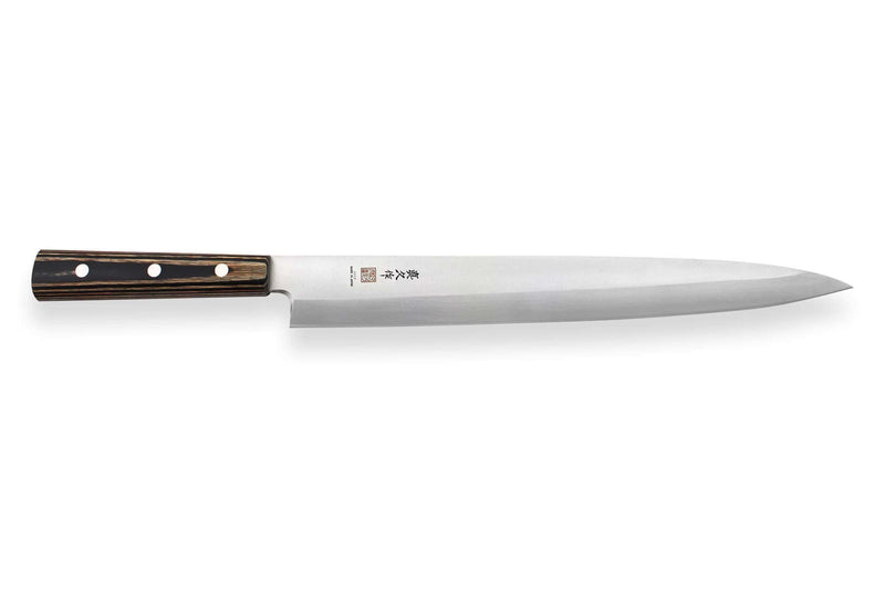 Couteau yanagiba MAC Japanese 30cm manche pakka