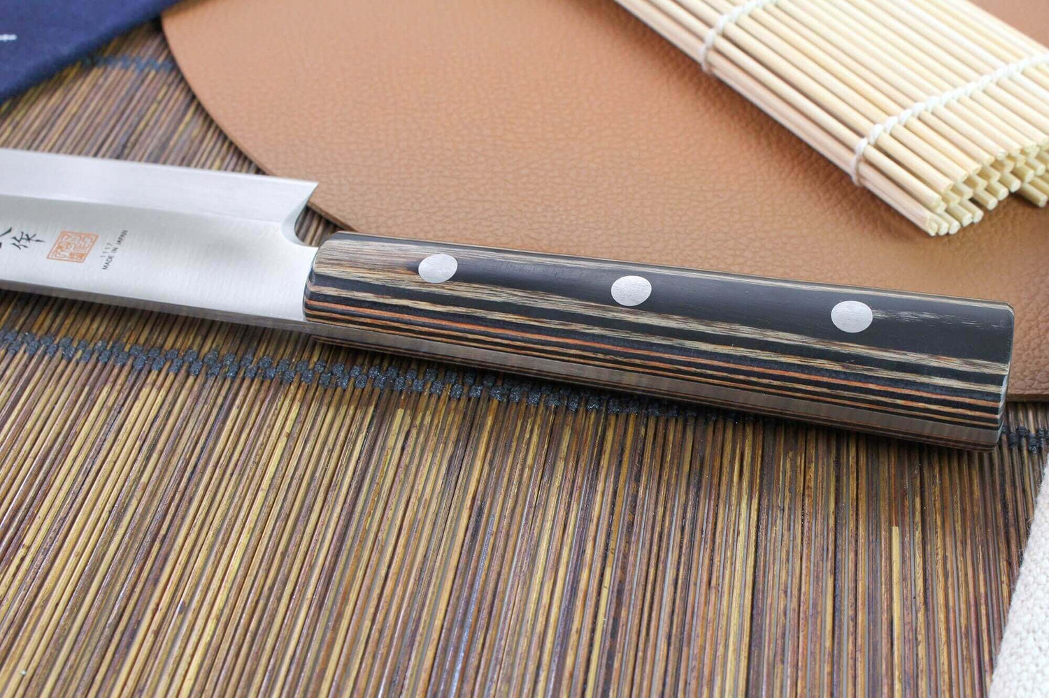 Couteau yanagiba MAC Japanese 30cm manche pakka