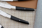 Coffret de table AU NAIN UP 4 couteaux à steak 11cm - Noir