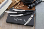Coffret de table AU NAIN UP 4 couteaux à steak 11cm - Noir