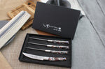 Coffret de table AU NAIN UP 4 couteaux à steak 11cm - Multicolore