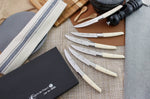 Coffret de table AU NAIN UP 6 couteaux à steak 11cm - Ivoire