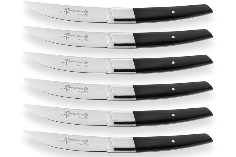 Coffret de table AU NAIN UP 6 couteaux à steak 11cm - Noir