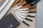Coffret de table AU NAIN UP 6 couteaux à steak 11cm - Noir