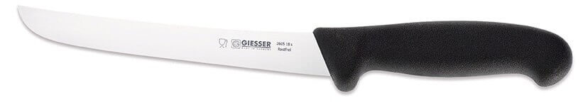 Couteau à dépouiller pro Giesser lame 18cm 2605 - Noir