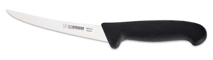 Couteau à désosser pro Giesser lame rigide 15cm 2515 - Noir
