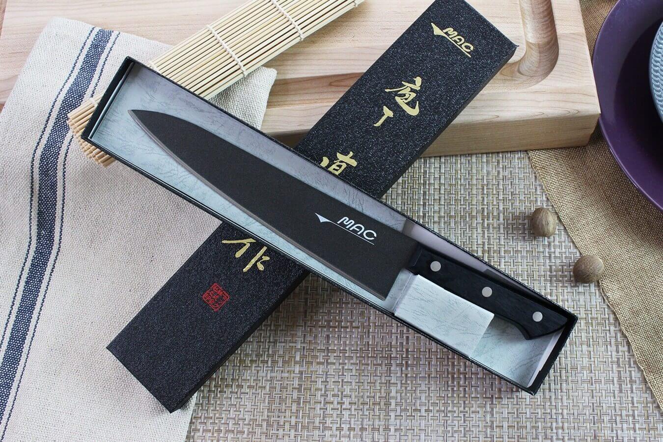 Couteau de chef japonais MAC Black 21.5cm