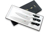 Coffret de 3 couteaux japonais MAC Professional office + chef alvéolé 20cm + chef 24cm