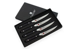 Coffret 4 couteaux à steak Kasumi Standard lame Damas