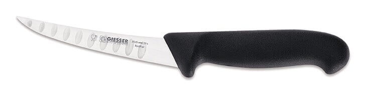 Couteau à désosser pro Giesser lame recourbée 13cm alvéolée 2535