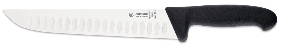 Couteau de boucher pro Giesser lame alvéolée 24cm 4005