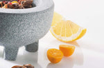 Mortier Gefu Crunchy Ø10cm en granit sur pieds + pilon